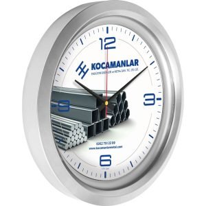 V30-570-A Altın Metalize Duvar Saati küçük görsel