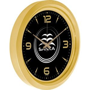 V30-570-G Gümüş Metalize Duvar Saati