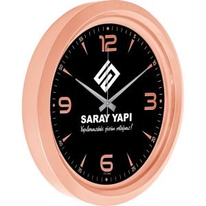 V30-575-B Bronz Metalize Duvar Saati