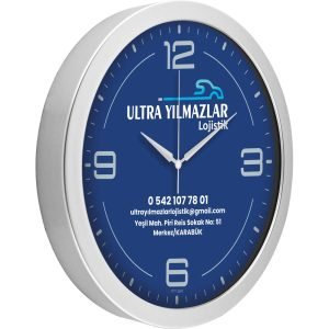 V30-741-A Altın Metalize Duvar Saati küçük görsel
