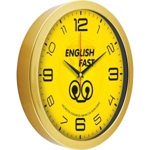 V30-742-G Gümüş Metalize Duvar Saati
